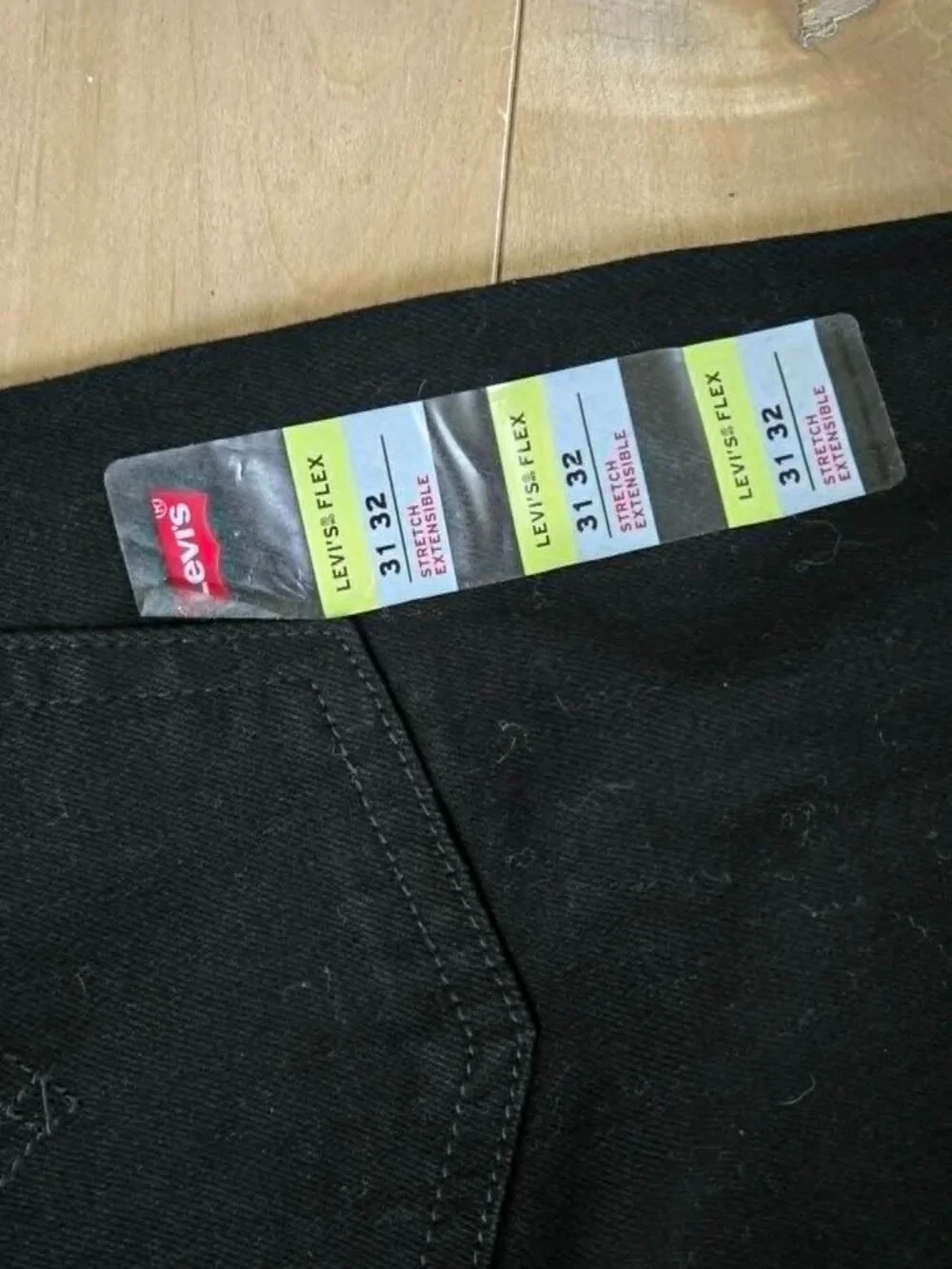 Levi’s 510 Skinny Fit Black Jeans BNWT 31x32 Flex Stretch - Picture 3 of 10